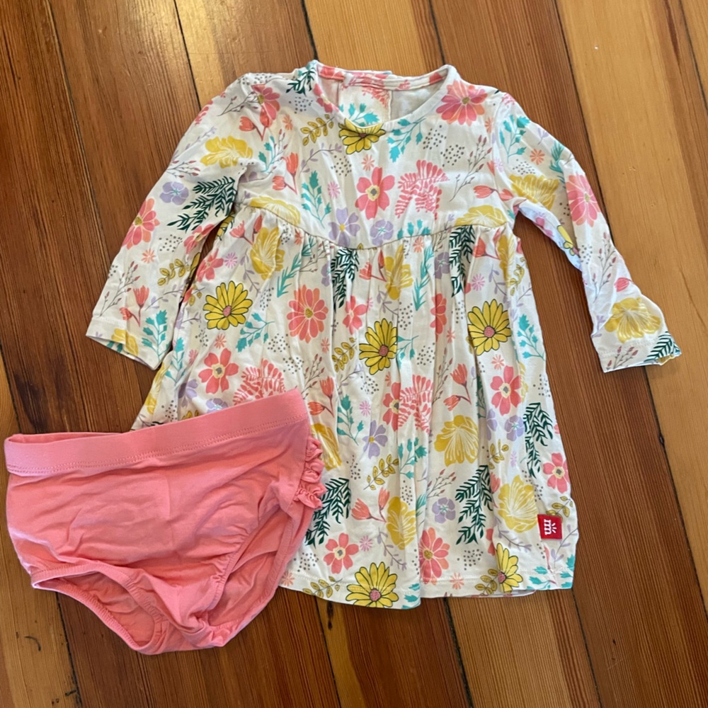 Magnetic Me 3-6M Dress and Ruffle Bloomers